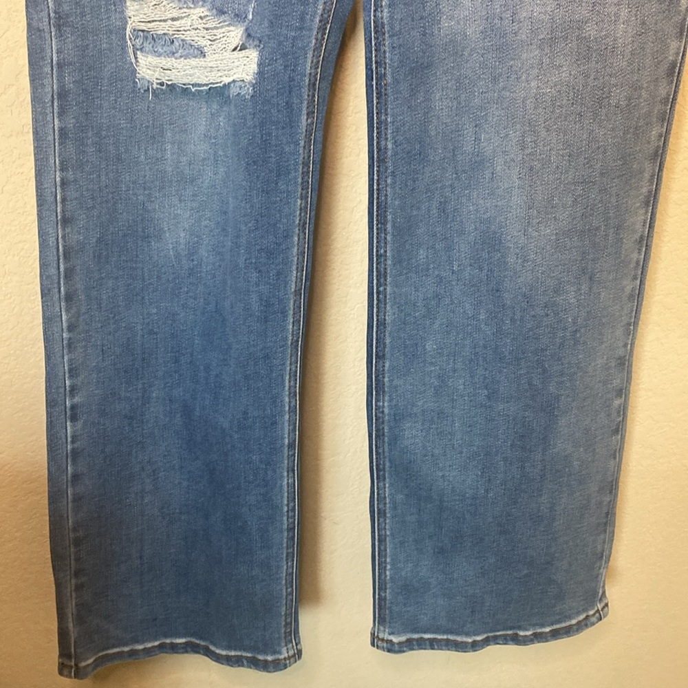 NWT Judy Blue 90's Straight Fit High Waist Medium Wash Jeans 11/30 - Picture 9 of 11